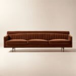 talmo kanepe, midcentury modern kanepe, kavisli kadife sofa, ince ayaklı modern koltuk, özel üretim kanepe, sipariş mobilya, ısmarlama mobilya, talent design sofa