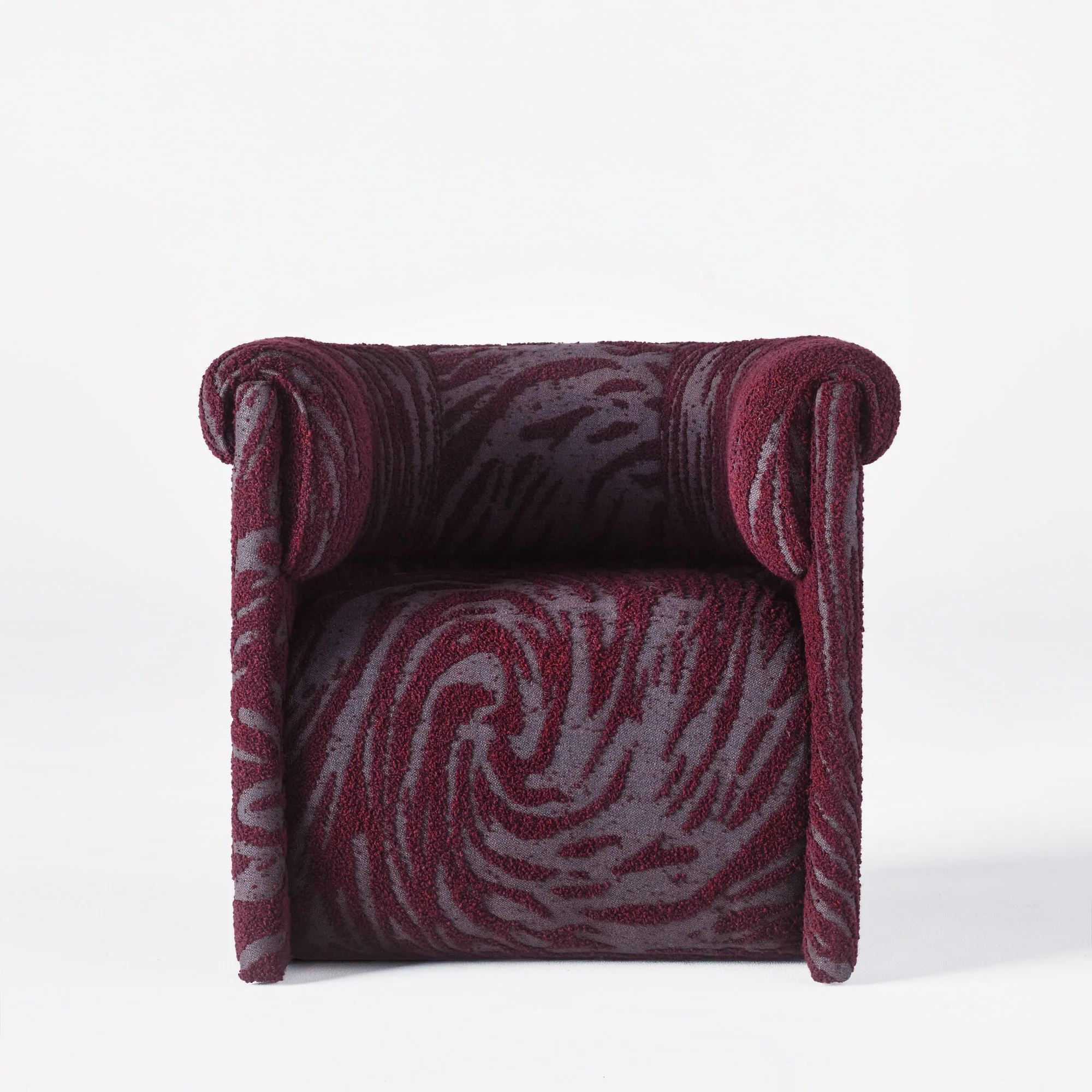 talmora koltuk, heykelsi modern koltuk, rolled arm koltuk, retro modern oturma birimi, özel üretim koltuk, sipariş mobilya, ısmarlama mobilya, talent design koltuk