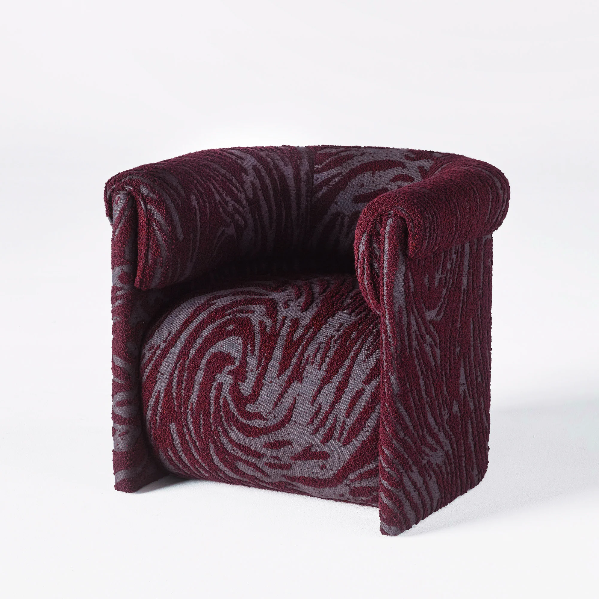 talmora koltuk, heykelsi modern koltuk, rolled arm koltuk, retro modern oturma birimi, özel üretim koltuk, sipariş mobilya, ısmarlama mobilya, talent design koltuk