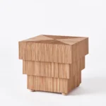 talritma sehpa, çıta yüzey sehpa, geometrik modern sehpa, japon çizgili sehpa, özel üretim sehpa, sipariş mobilya, ısmarlama mobilya, talent design side table