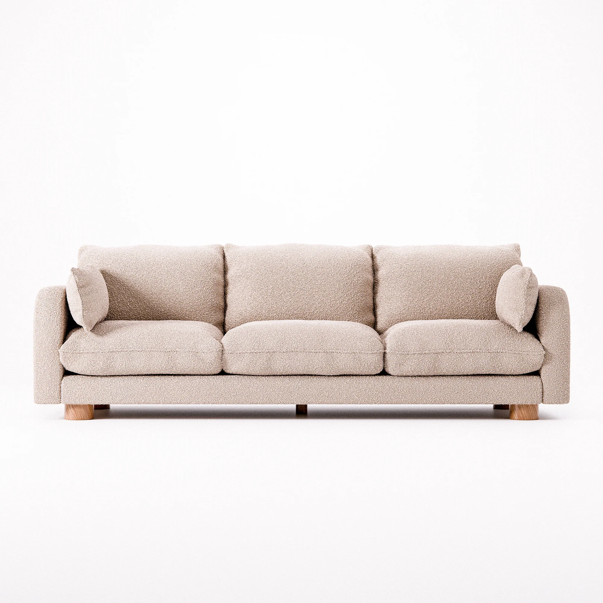 talsora kanepe, boucle modern kanepe, cozy minimal sofa, japandi kanepe, soft modern kanepe, özel üretim kanepe, sipariş mobilya, ısmarlama mobilya, talent design sofa