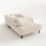 tarella köşe kanepe, modern lineer kanepe, minimal köşe koltuk, bouclé kanepe, özel üretim kanepe, sipariş mobilya, ısmarlama mobilya, talent design sofa