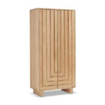 kademeli panel gardırop, modern meşe gardırop, heykelsi kapaklı gardırop, geometrik yüzeyli gardırop, özel üretim, sipariş mobilya, ısmarlama mobilya, talent design gardırop