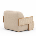 laven love seat koltuk, rattan kollu koltuk, özel üretim koltuk, özel ölçü koltuk, sipariş mobilya, ısmarlama mobilya, doğal rattan koltuk, boutique koltuk tasarımı, luxury love seat, modern bohem koltuk, talent design koltuk, el işçiliği koltuk, mimari oturma mobilyası