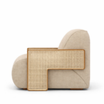 laven love seat koltuk, rattan kollu koltuk, özel üretim koltuk, özel ölçü koltuk, sipariş mobilya, ısmarlama mobilya, doğal rattan koltuk, boutique koltuk tasarımı, luxury love seat, modern bohem koltuk, talent design koltuk, el işçiliği koltuk, mimari oturma mobilyası