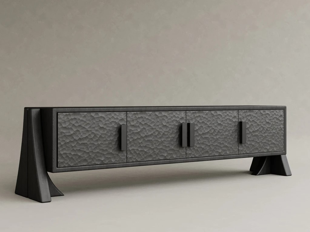 noir arch tv ünitesi, modern tv ünitesi, dokulu kapak tv sehpası, heykelsi tv ünitesi, özel üretim tv ünitesi, özel ölçü tv ünitesi, sipariş mobilya tv ünitesi, ısmarlama mobilya tv ünitesi, sculptural tv unit, talent design tv ünitesi