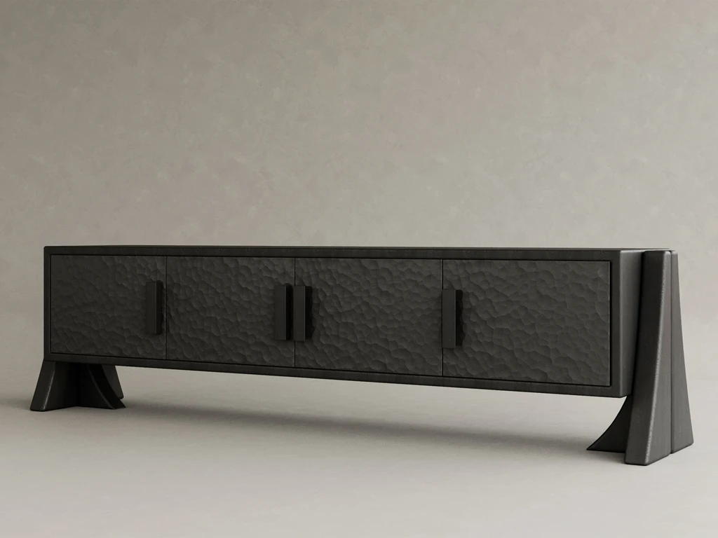 noir arch tv ünitesi, modern tv ünitesi, dokulu kapak tv sehpası, heykelsi tv ünitesi, özel üretim tv ünitesi, özel ölçü tv ünitesi, sipariş mobilya tv ünitesi, ısmarlama mobilya tv ünitesi, sculptural tv unit, talent design tv ünitesi