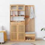 nova vestiyer dolabı, masif ahşap vestiyer, dikey lamel vestiyer dolabı, oturumlu vestiyer dolabı, modern giriş dolabı, özel üretim vestiyer, özel ölçü dolap, sipariş mobilya, ısmarlama mobilya, tasarım vestiyer dolabı, Talent Design vestiyer