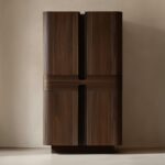 sevara büfe, özel üretim büfe, masif ahşap büfe, dikey formlu büfe, heykelsi büfe tasarımı, sipariş mobilya, ısmarlama mobilya, özel ölçü mobilya, modern lüks büfe, talent design büfe