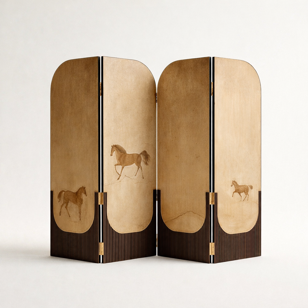 paravan, dekoratif paravan, ahşap paravan, sanat objesi paravan, modern paravan, mekan bolucu, designer paravan, lüks paravan, at figurlu paravan, ozel uretim paravan, ozel olcu paravan, siparis mobilya paravan, ismarlama mobilya paravan, bespoke paravan, talent design paravan