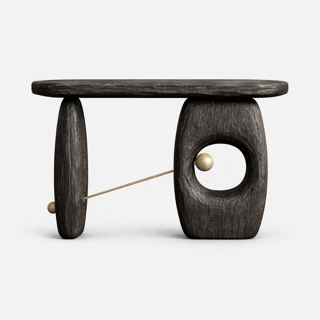 heykelsi dresuar, ozel olcu mobilya, masif ahsap console, artisan tasarim mobilya, ismarlama mobilya