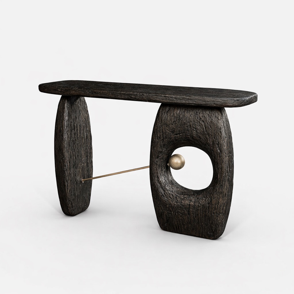 heykelsi dresuar, ozel olcu mobilya, masif ahsap console, artisan tasarim mobilya, ismarlama mobilya