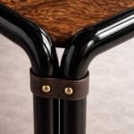 kavisli metal ayak masa özel üretim, ceviz kaplama modern masa özel ölçü sipariş mobilya, ısmarlama mobilya endüstriyel yemek masası tasarım, metal çerçeveli masa modern dining table ahşap tabla, siyah metal ayaklı masa çağdaş tasarım mobilya