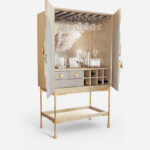 özel üretim amerikan bar, kök kaplama bar dolabı, sipariş mobilya, lüks bar cabinet, özel ölçü amerikan bar