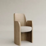 masif ahşap kolçaklı sandalye elde yontulmuş doku özel üretim, heykelsi dining chair özel ölçü sipariş mobilya, ısmarlama mobilya kolçaklı sandalye tasarım, modern rustic ahşap sandalye kolçaklı, el işçiligi detaylı sandalye masif ahşap tasarım