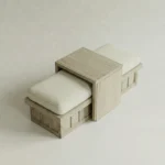 masif mese panel detayli bench tasarimi, entegre sehpali modern bench oturma, ozel uretim ahsap bench tasarimi, dosemeli oturumlu modern bench, cok fonksiyonlu bench mobilya