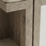 masif mese blok ayak sandalye tasarimi, minimal sirt destekli modern sandalye modeli, ozel uretim dosemeli ahsap sandalye, japandi stil modern yemek sandalyesi, heykelsi form designer chair