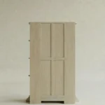 cam kapakli vitrin bufe masif mese, acik rafli modern vitrin dolap tasarimi, ozel uretim vitrin bufe modeli, japandi stil sergileme dolabi, modern ahsap vitrin storage unitesi