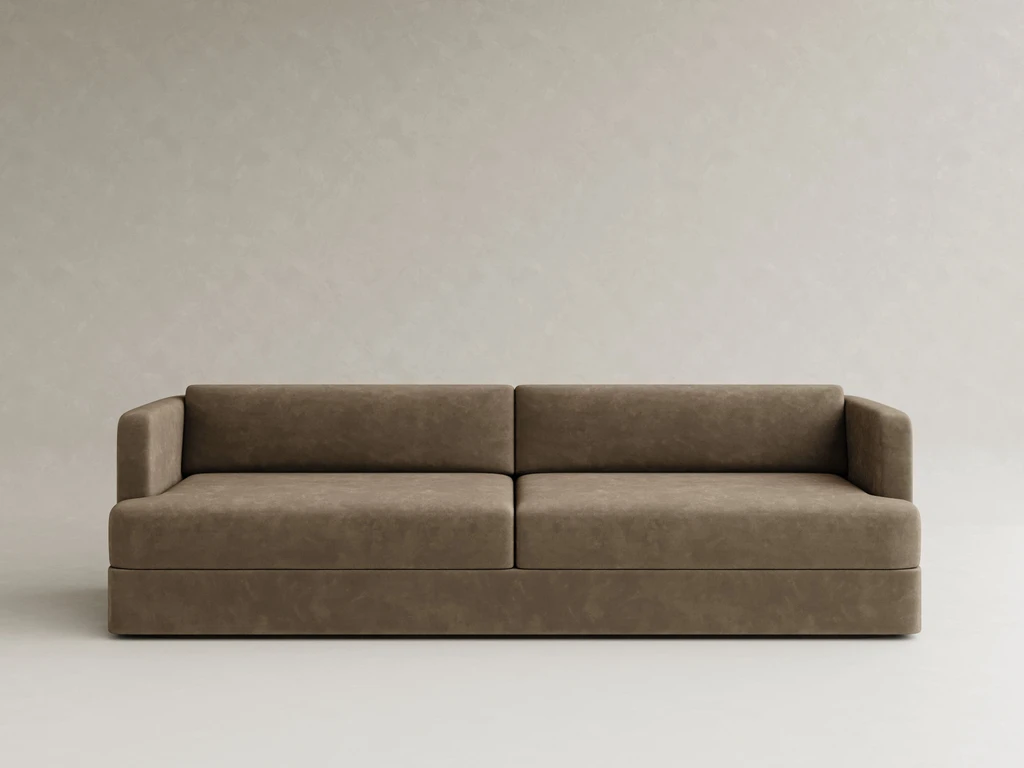 yumuşak blok form kanepe geniş oturum özel ölçü, minimal modern kanepe sipariş mobilya, ısmarlama mobilya low profile lounge sofa tasarım, keten dokulu sade kanepe modern stil, özel üretim modern kanepe geniş oturum