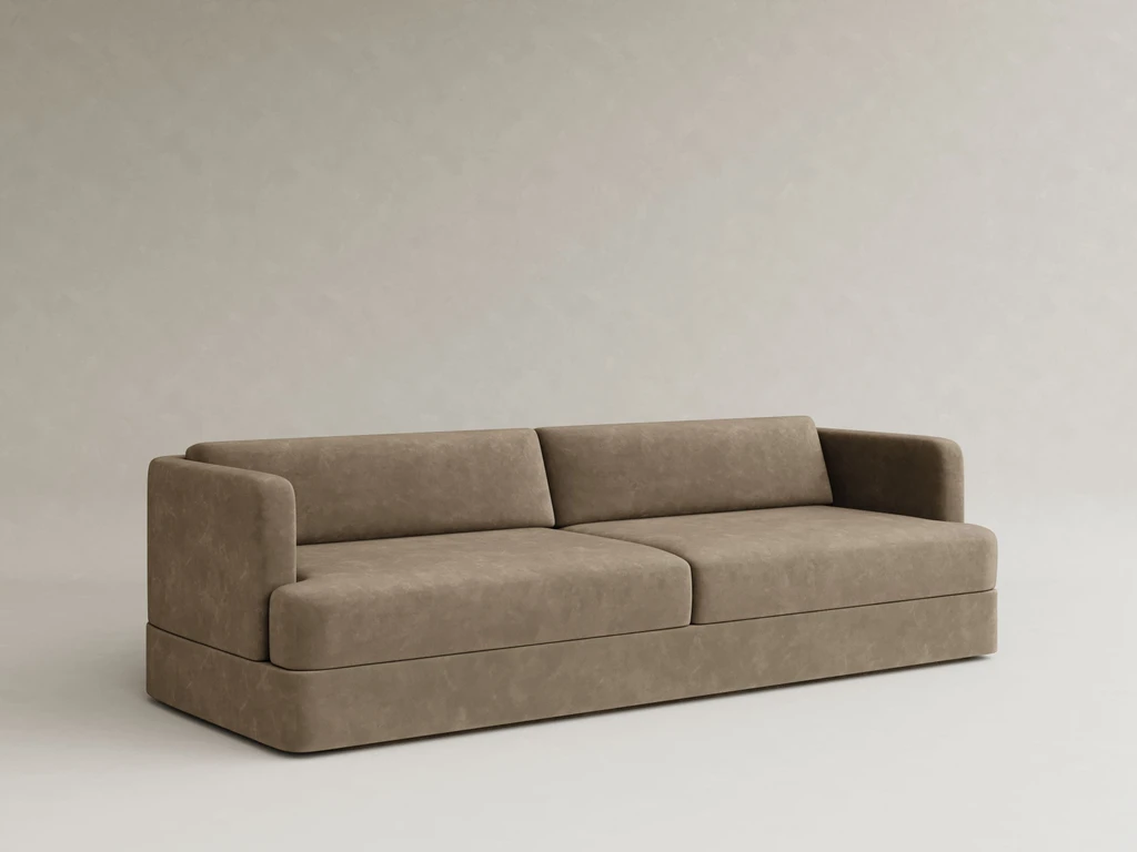 yumuşak blok form kanepe geniş oturum özel ölçü, minimal modern kanepe sipariş mobilya, ısmarlama mobilya low profile lounge sofa tasarım, keten dokulu sade kanepe modern stil, özel üretim modern kanepe geniş oturum