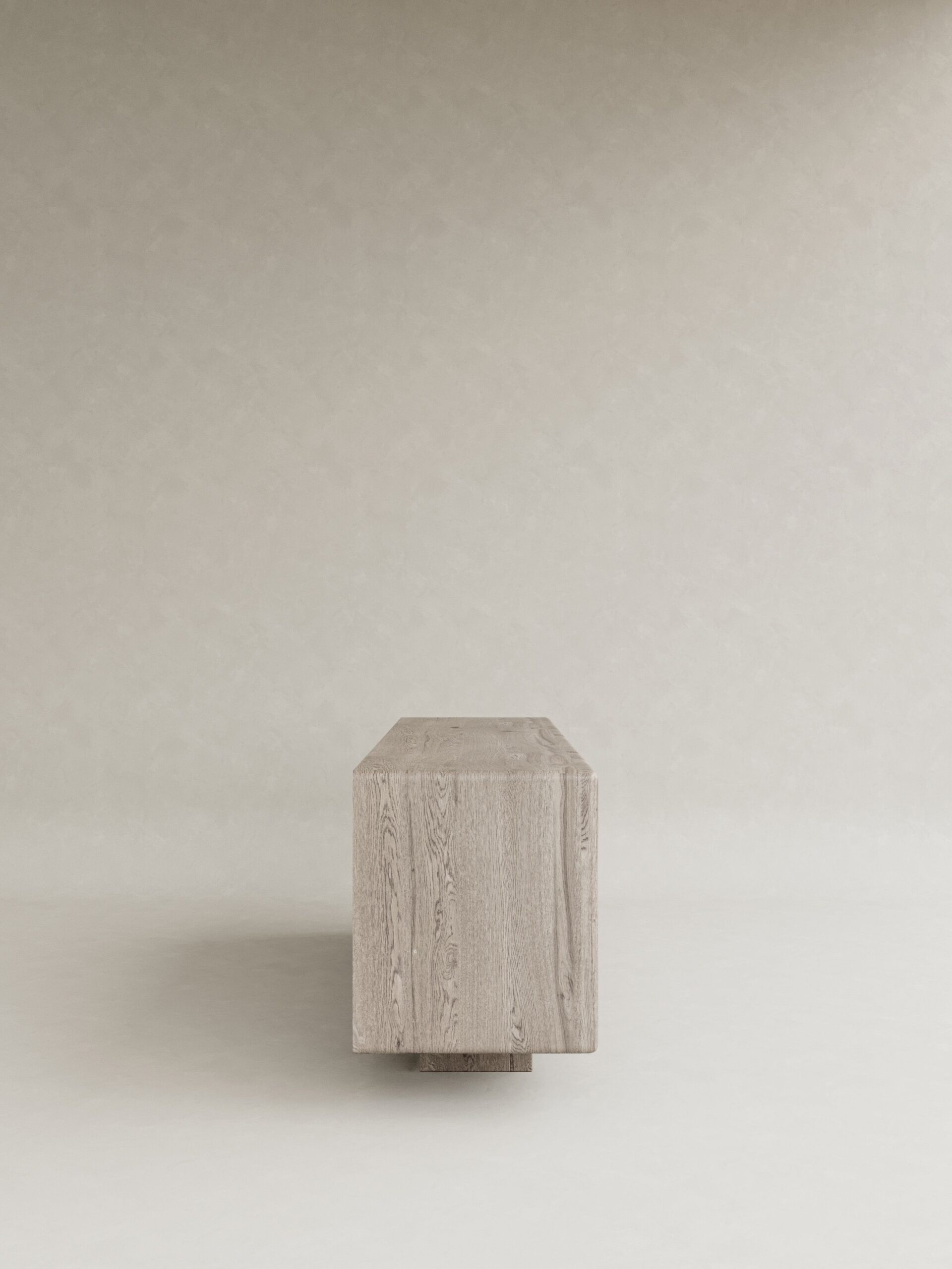 mese govdeli seramik panelli modern bufe tasarimi, dokulu seramik panel kapakli sideboard, ozel uretim brutalist modern bufe tasarimi, mimari blok ayakli modern ahsap bufe, seramik panel yuzeyli modern depolama mobilyasi