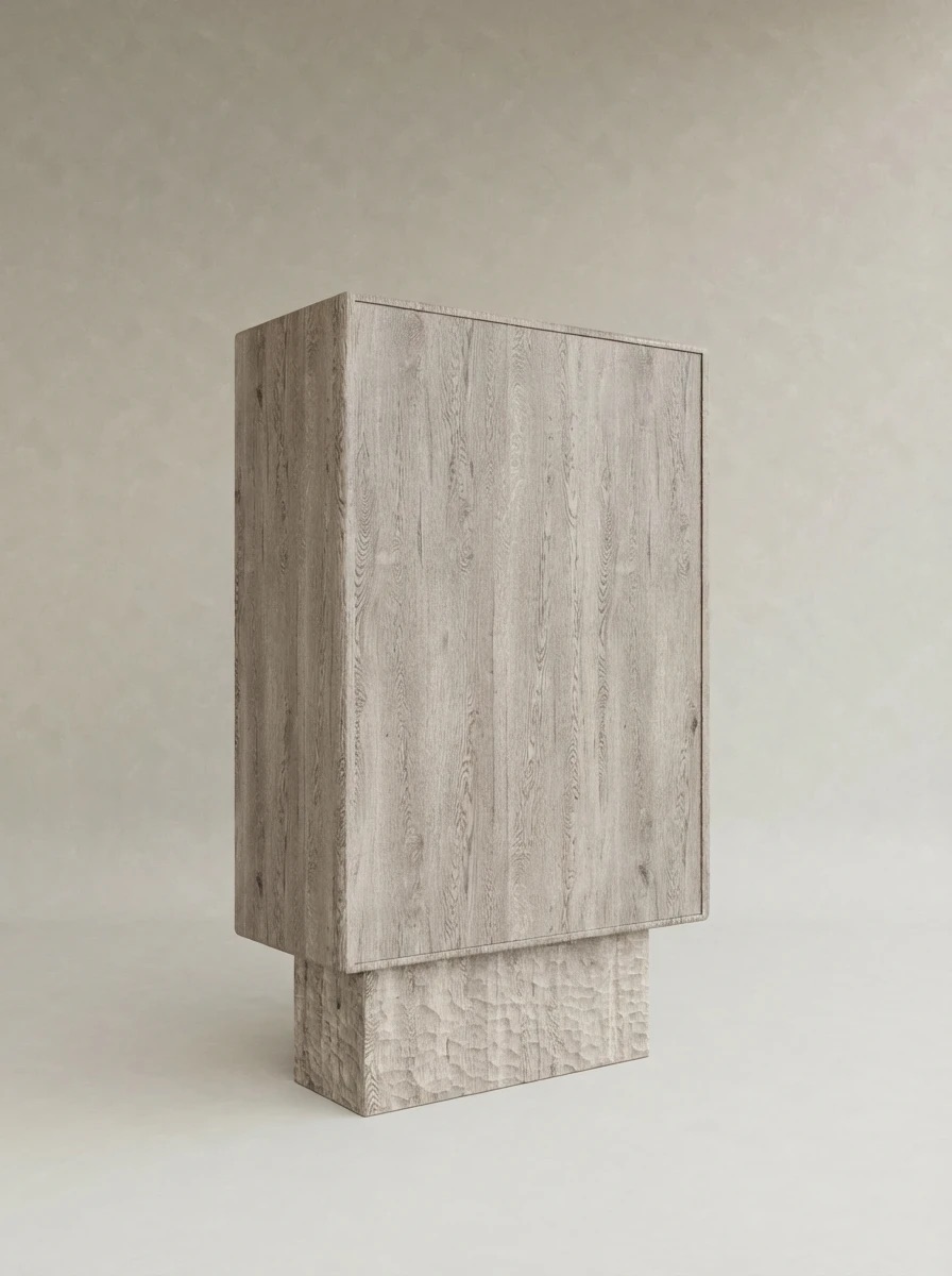 yanik ahsap vitrin bufe tasarimi, seramik panelli modern vitrin dolap, ozel uretim cam kapakli bufe, shou sugi ban designer vitrin modeli, statement modern depolama mobilyasi