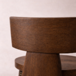 torna ayaklı masif ahşap sandalye, heykelsi tasarım sandalye özel ölçü, modern rustic yemek sandalyesi sipariş mobilya, ısmarlama mobilya ahşap sandalye tasarım, artisan masif ahşap sandalye ceviz meşe