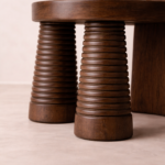 torna ayaklı masif ahşap sandalye, heykelsi tasarım sandalye özel ölçü, modern rustic yemek sandalyesi sipariş mobilya, ısmarlama mobilya ahşap sandalye tasarım, artisan masif ahşap sandalye ceviz meşe