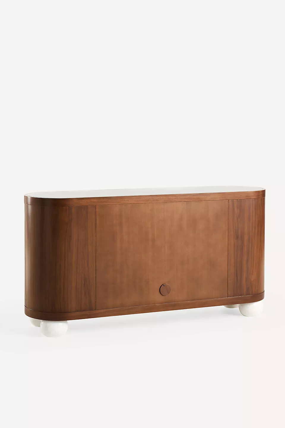 yesil lake oval form bufe tasarimi, pirinc kulplu modern sideboard, ozel uretim lake bufe dolabi, kure ayakli modern bufe tasarimi, high gloss modern bufe