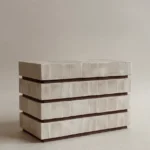 seramik kaplama şifonyer modüler yüzey özel üretim, katmanlı şifonyer özel ölçü sipariş mobilya, ısmarlama mobilya modern minimal şifonyer tasarım, seramik panel depolama ünitesi ahşap detaylı, dokulu yüzey şifonyer mimari tasarım mobilya