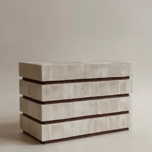 seramik kaplama şifonyer modüler yüzey özel üretim, katmanlı şifonyer özel ölçü sipariş mobilya, ısmarlama mobilya modern minimal şifonyer tasarım, seramik panel depolama ünitesi ahşap detaylı, dokulu yüzey şifonyer mimari tasarım mobilya