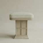 masif mese panel ayak bar sandalyesi, doseme oturumlu modern bar chair, ozel olcu bar sandalyesi, ozel uretim bar sandalyesi, mimari ayakli ahsap bar sandalyesi