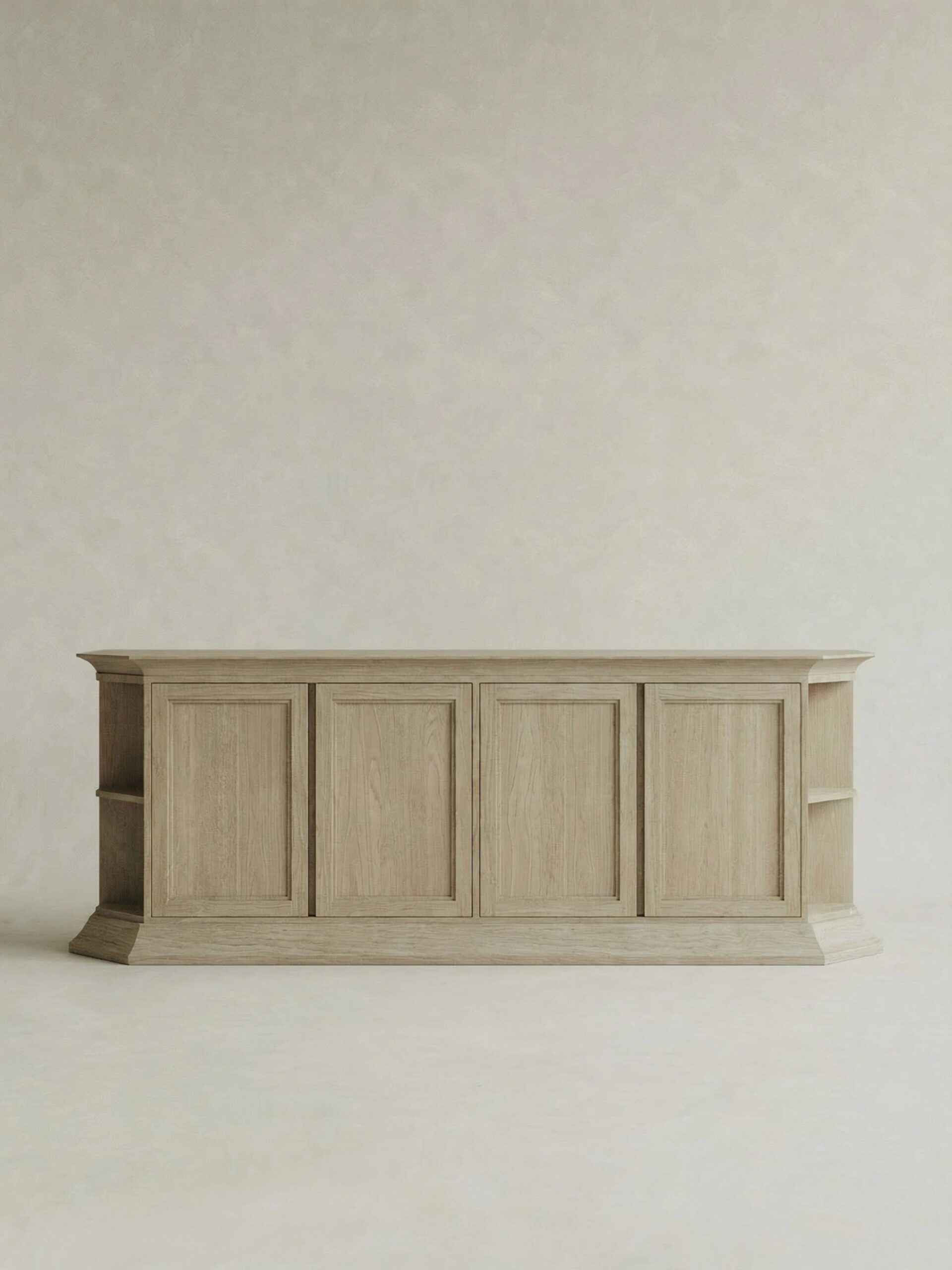 masif mese panel kapak bufe tasarimi, modern yemek odasi bufe dolabi, ozel olcu bufe tasarimi, ozel uretim ahsap bufe, mimari panel detayli bufe