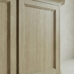 masif mese panel kapak bufe tasarimi, modern yemek odasi bufe dolabi, ozel olcu bufe tasarimi, ozel uretim ahsap bufe, mimari panel detayli bufe