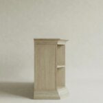 masif mese panel kapak bufe tasarimi, modern yemek odasi bufe dolabi, ozel olcu bufe tasarimi, ozel uretim ahsap bufe, mimari panel detayli bufe