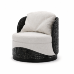 özel üretim koltuk, özel ölçü çatlak lake koltuk, kontrast yüzey tasarım koltuk, heykelsi modern lounge koltuk, ısmarlama organik form koltuk