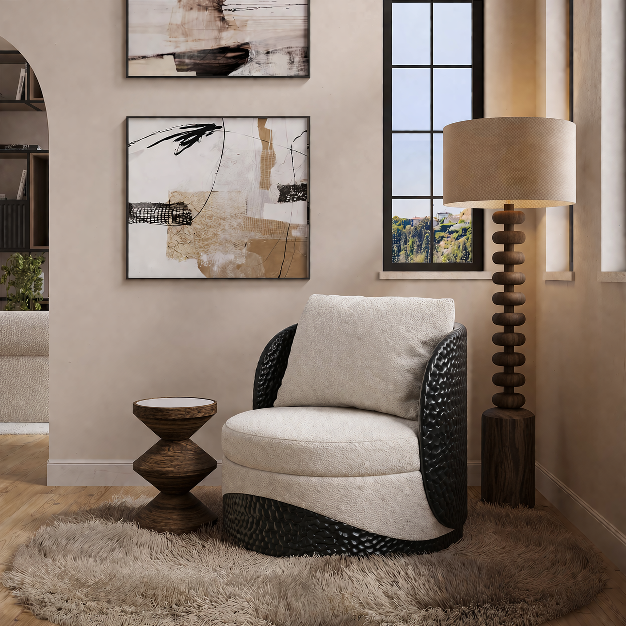 özel üretim koltuk, özel ölçü çatlak lake koltuk, kontrast yüzey tasarım koltuk, heykelsi modern lounge koltuk, ısmarlama organik form koltuk