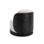 özel üretim koltuk, özel ölçü çatlak lake koltuk, kontrast yüzey tasarım koltuk, heykelsi modern lounge koltuk, ısmarlama organik form koltuk