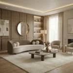 özel üretim organik form kanepe, özel ölçü modern kanepe iki ton kumaş, ısmarlama tasarım lounge kanepe, yuvarlak hatlı minimal kanepe, ahşap ayaklı modern kanepe