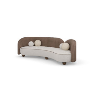 özel üretim organik form kanepe, özel ölçü modern kanepe iki ton kumaş, ısmarlama tasarım lounge kanepe, yuvarlak hatlı minimal kanepe, ahşap ayaklı modern kanepe