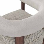 oval form modern koltuk, boucle kumaş lounge koltuk, özel üretim heykelsi koltuk, sipariş mobilya modern koltuk, ısmarlama tasarım koltuk