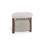 oval form modern koltuk, boucle kumaş lounge koltuk, özel üretim heykelsi koltuk, sipariş mobilya modern koltuk, ısmarlama tasarım koltuk