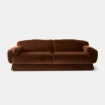 kadife dokulu modern kanepe özel üretim, özel ölçü sipariş mobilya ısmarlama mobilya yumuşak formlu koltuk, yuvarlak kol detaylı lüks kanepe tasarım, modern klasik salon kanepe bej ton, el işçiligi yüksek konfor kanepe