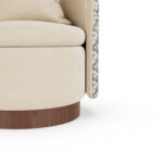 kavisli modern koltuk, yumuşak dokulu lounge koltuk, özel üretim koltuk tasarımı, sipariş mobilya modern koltuk, ısmarlama heykelsi koltuk