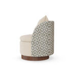 kavisli modern koltuk, yumuşak dokulu lounge koltuk, özel üretim koltuk tasarımı, sipariş mobilya modern koltuk, ısmarlama heykelsi koltuk