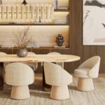 özel üretim sandalye, özel ölçü yemek sandalyesi, heykelsi modern sandalye, konik taban tasarım sandalye, ısmarlama dining chair