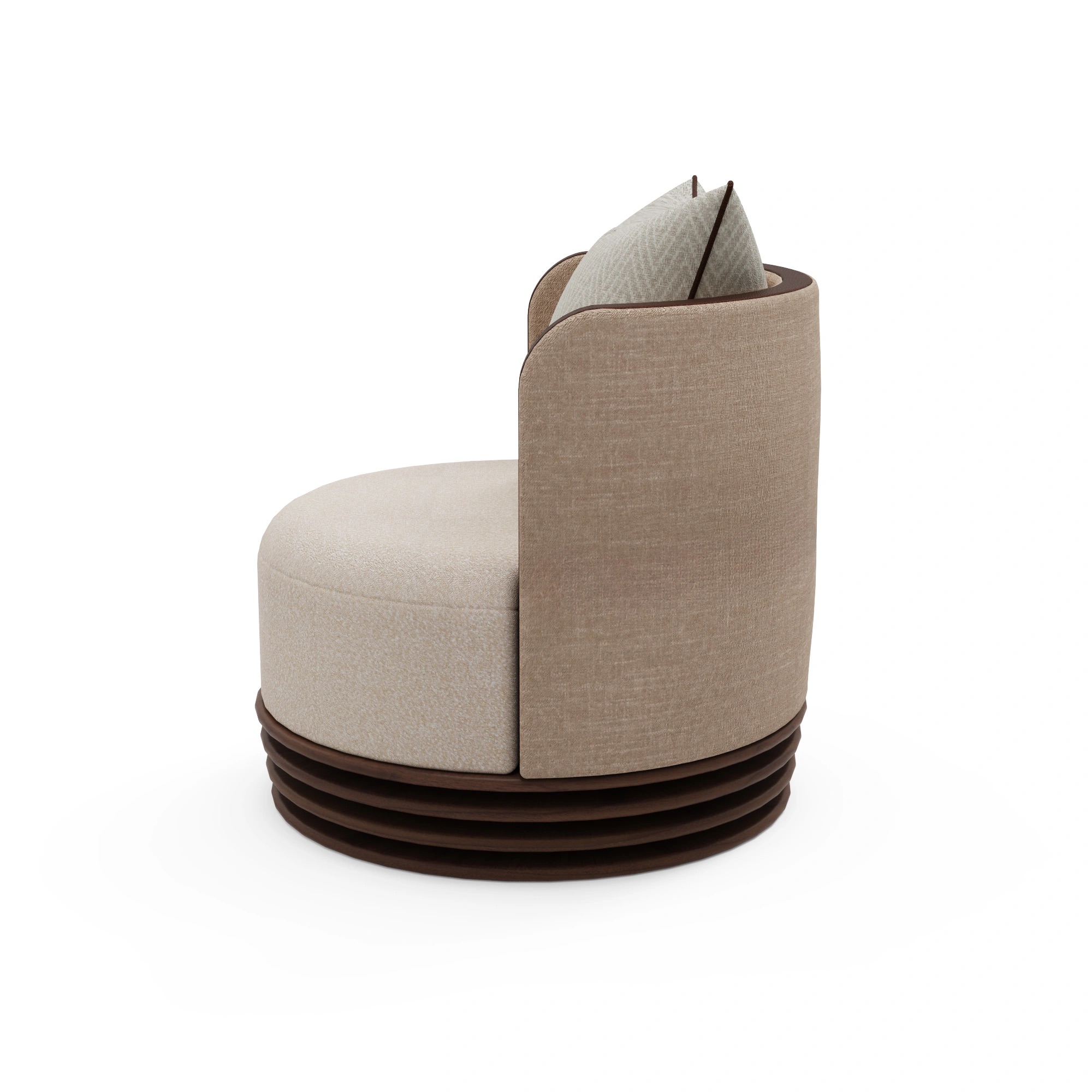 özel üretim koltuk, özel ölçü lounge koltuk, katmanlı ahşap taban koltuk, modern dairesel oturum koltuk, ısmarlama tasarım koltuk