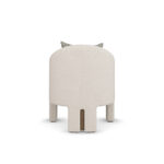 kavisli modern sandalye, boucle döşemeli sandalye, özel üretim tasarım sandalye, sipariş mobilya modern sandalye, ısmarlama minimal sandalye