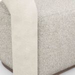 organik form berjer koltuk, özel üretim kavisli berjer, özel ölçü bukle kumaş koltuk, ısmarlama modern berjer tasarımı, heykelsi tek kol form koltuk