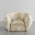 organik form jakar koltuk, desenli modern lounge koltuk, özel üretim tasarım koltuk, sipariş mobilya koltuk, ısmarlama tekstil koltuk